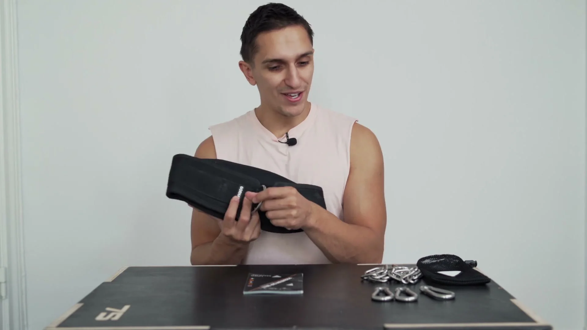 Close-up of the Gornation Dip Belt attachment rings and padding